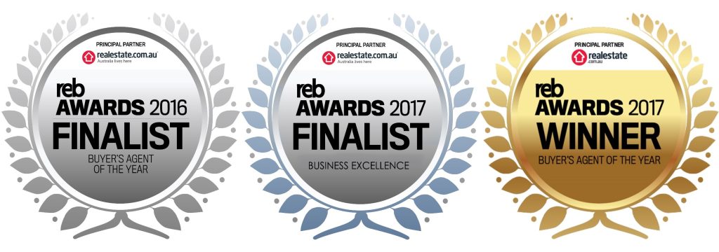 REB Awards 2016 Finalist, 2017 Finalist, 2017 Winner Buyer's Agent of the Year